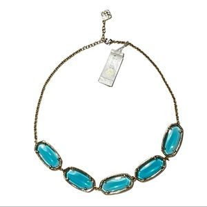 COPY - Kendra Scott Gold Valencia Necklace London Blue